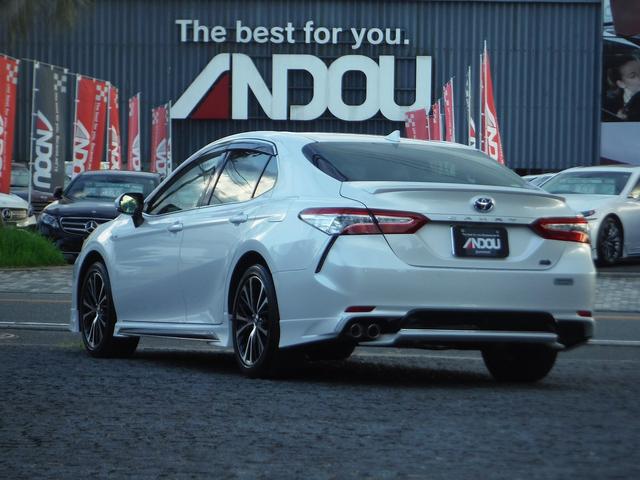 トヨタ カムリ ｗｓレザーパッケージ ｔｒｄエアロ メーカーｓｄナビ 地デジ 黒革パワーシート シートヒーター プリ 398 0万円 令和元年 19年 福岡県 中古車 価格 Com