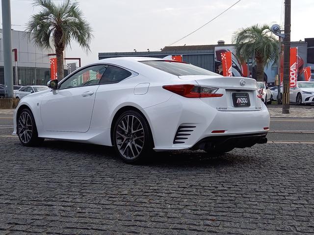 RC350 Fスポーツ TRD F&Rスポイラー TRDマフラー・赤革エアーシート・純正SDナビマルチ&地デジ・バックモニター・三眼LEDライト・純正19インチアルミ・パドルシフト・オートクルーズ・ハンドルヒーター・ビルトインETC(5枚目)