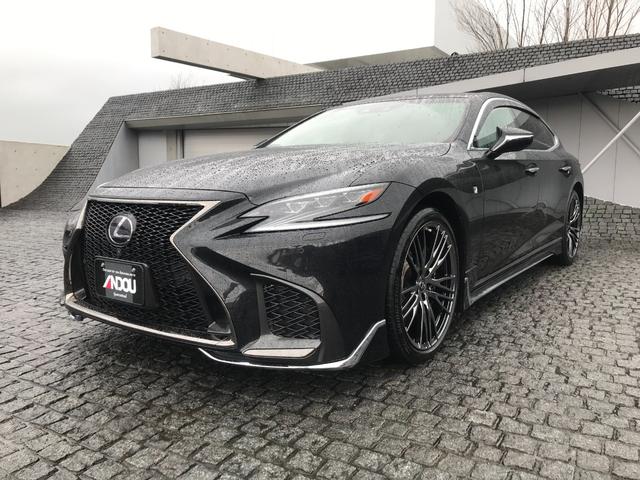 ＬＳ ＬＳ５００ｈ　Ｆスポーツ　モデリスタエアロ＆２１ＡＷ・純正ナビマルチ・パノラミックビューモニター・黒革エアーシート・サンルーフ・パワートランク・デジタルインナーミラー・ＬＥＤライト・レクサスセーフティ・ＨＵＤ・ＢＳＭ（2枚目）