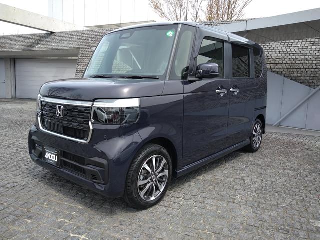 Ｎ－ＢＯＸカスタム ベースグレード　純正９インチナビ＆地デジ・マルチビューカメラ・両側オートスライドドア・ホンダセンシング・レーダークルーズ・クリアランスソナー・ＬＥＤライト・純正１４ＡＷ・ベンチシート・シートヒーター（3枚目）