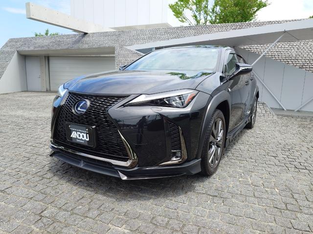 ＵＸ ＵＸ２５０ｈ　Ｆスポーツ　ＴＲＤエアロ＆マフラー・純正ナビマルチ・本革パワーシート・三眼ＬＥＤライト・オートハイビーム・パワーバックドア・レーダークルーズ・レクサスセーフティ・クリアランスソナー・ハンドルヒーター（2枚目）