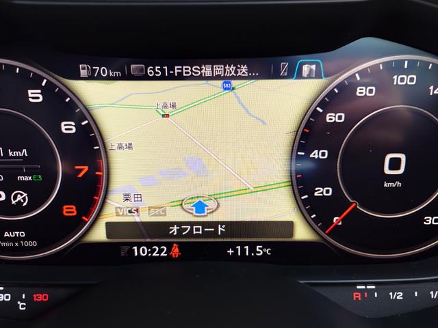 ＴＴクーペ ２．０ＴＦＳＩ　Ｓラインパッケージ　純正ナビ＆地デジ・バーチャルコックピット・オプション１９ＡＷ・ハーフレザーシート・ＬＥＤライト・パドルシフト・アドバンスドキー・ＥＴＣ（16枚目）