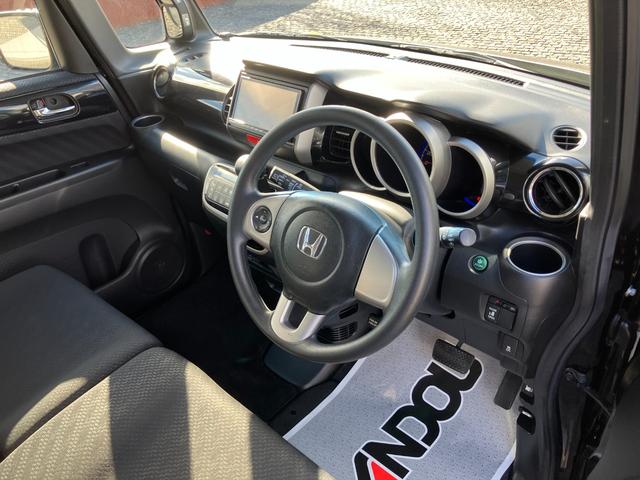 Ｎ－ＢＯＸカスタム Ｇ・Ｌパッケージ　社外ナビ＆地デジ・オートスライドドア・キセノンライト・純正１４ＡＷ・ベンチシート・スマートキー・オートエアコン・ＥＴＣ・フォグ・Ｗエアバッグ・ＡＢＳ（12枚目）