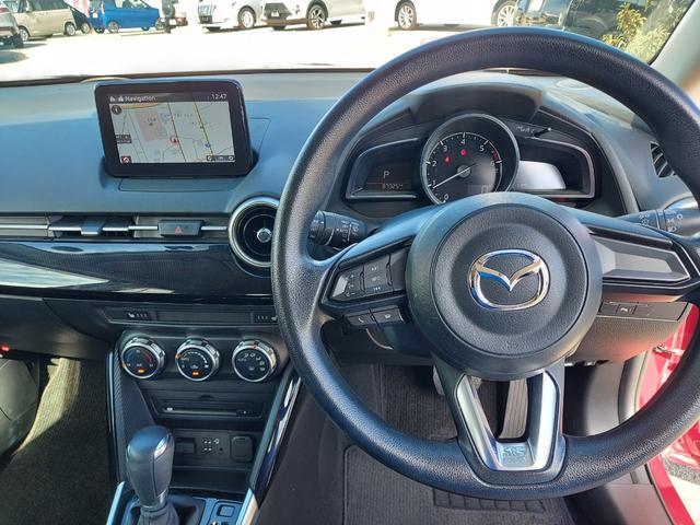 MAZDA2 XDプロアクティブ 純正メモリーナビ(フルセグ・DVD・CD・ラジオ・BT)/純正アンダースポイラー(前・横・後)/LEDヘッドライト/オートライト/シートヒーター(前)/ステアリングスイッチ/TVキット/スマートキー(10枚目)