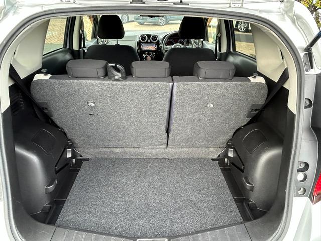 ノート X 純正ナビケーション(フルセグTV・BT・FM・AM・AUX・DVD・CD)/ETC/アラウンドビューモニター/デジタルインナーミラー/純正ドラレコ(前・後)/障害物センサー/衝突被害軽減ブレーキ(33枚目)