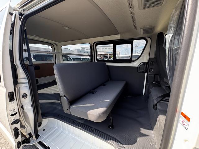 ハイエースバン ロングＤＸ　ＧＬパッケージ　パノラミックビューモニターカメラ付き／ステアリングスイッチ／デジタルインナーミラー／オートライト／オートハイビーム／ＬＥＤヘッドライト／ＡＣ１００Ｗ電源／リアクーラー／リアヒーター／電格ミラー（27枚目）
