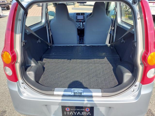 ミラ TX 社外ナビMDV-L500(CD・DVD・フルセグ)/キーレス/ライトレベライザー/マニュアルエアコン/セキュリティシステム/盗難防止装置/ベンチシート(32枚目)