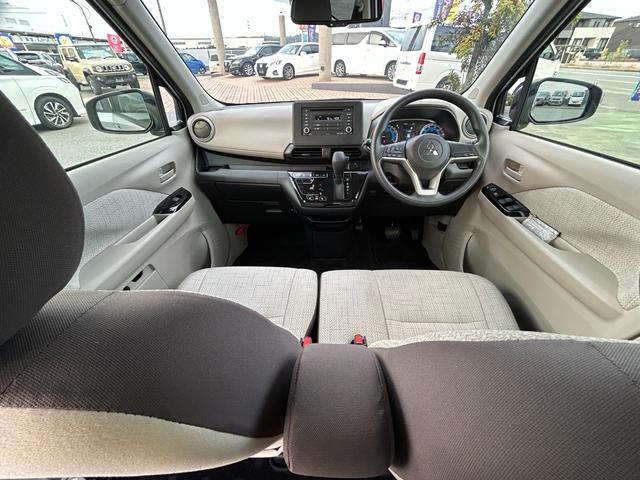 ｅＫワゴン Ｇ　ｅ－Ａｓｓｉｓｔ（衝突被害軽減ブレーキ・車線逸脱警報）／クリアランスソナー（前・後）／タッチパネルオートエアコン／シートヒーター（運・助）／プッシュスタート／アイドリングストップ／ライトレベライザー（32枚目）