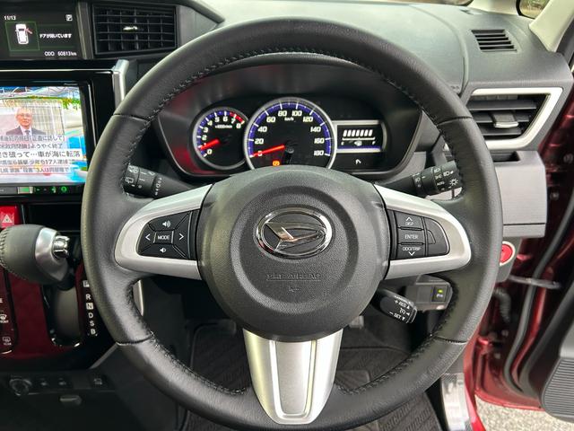 トール カスタムＧ　リミテッドＩＩ　ＳＡＩＩＩ　社外メモリーナビ（ＡＶＩＣ－ＲＱ９０３）（フルセグＴＶ・ＢＴ・ＣＤ・ＤＶＤ・ラジオ）／全周囲カメラ／クルーズコントロール／前席シートヒーター／オートエアコン／スマートキー（２個）／社外フリップダウン（14枚目）