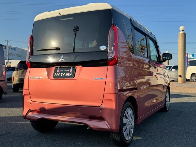 eKスペース G バックカメラ/片側パワースライドドア/スマートキー2個/プッシュスタート/i-stop/車線逸脱警報/前席シートヒーター/オートエアコン/リアサーキュレーター/衝突被害軽減ブレーキ/先行車発進知らせ(5枚目)