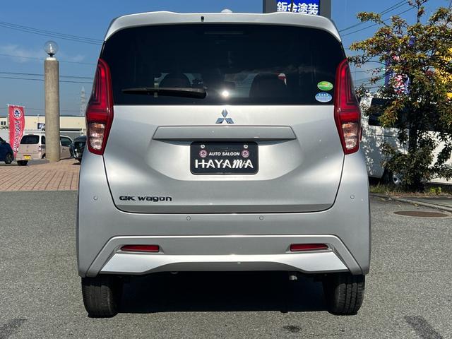 ｅＫワゴン Ｍ　純正オーディオ／ステアリングスイッチ／アイドリングストップ／セーフティーシールド／ライトレベライザー／オートライト／シートリフター／電格ミラー／前席シートヒーター／ドラレコ（前後）衝突軽減ブレーキ（6枚目）