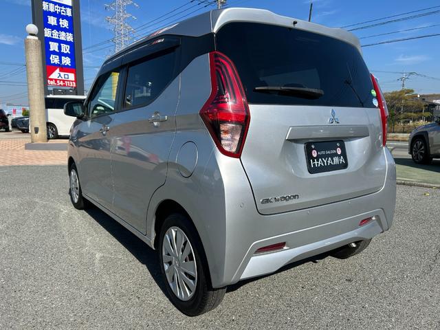 ｅＫワゴン Ｍ　純正オーディオ／ステアリングスイッチ／アイドリングストップ／セーフティーシールド／ライトレベライザー／オートライト／シートリフター／電格ミラー／前席シートヒーター／ドラレコ（前後）衝突軽減ブレーキ（7枚目）