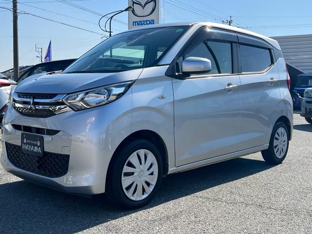 ｅＫワゴン Ｍ　純正オーディオ／ステアリングスイッチ／アイドリングストップ／セーフティーシールド／ライトレベライザー／オートライト／シートリフター／電格ミラー／前席シートヒーター／ドラレコ（前後）衝突軽減ブレーキ（9枚目）