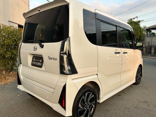 タント カスタムＸ　両側パワースライドドア／プッシュスタート／シートヒーター／バックカメラ／ステアリングスイッチ／電動パーキング／オートホールド／後席ロールサンシェード／ＬＥＤヘッドライト・フォグランプ／オートエアコン（5枚目）