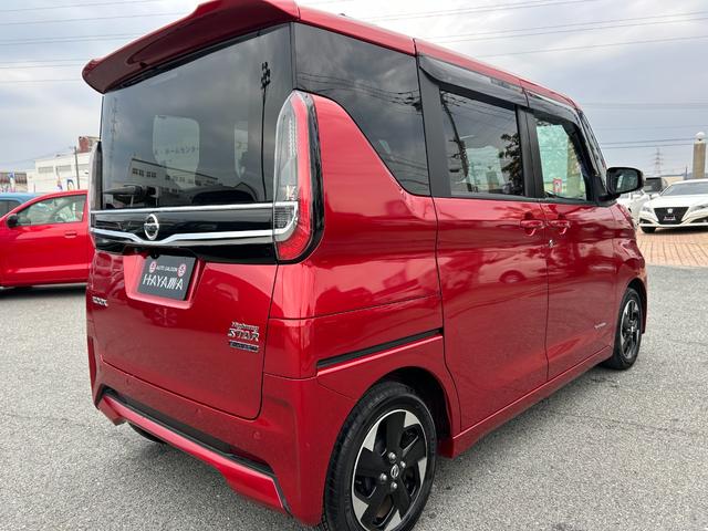 ルークス ハイウェイスター　Ｘ　純正９インチナビ（ＭＭ３２１Ｄ－Ｌ）（フルセグＴＶ・ＳＤナビ・ＣＤ・ＤＶＤ）／メーカーＯＰ（プレミアムグラデーションインテリア）／アラウンドビューＭ／両側パワースライドドア／／ドラレコ／１４インチＡＷ（5枚目）