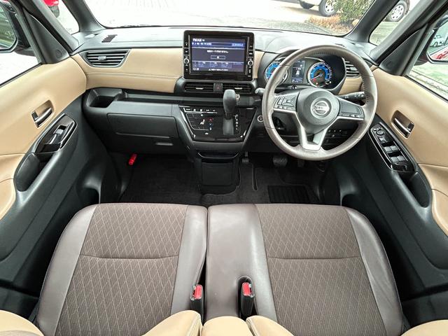 ルークス ハイウェイスター　Ｘ　純正９インチナビ（ＭＭ３２１Ｄ－Ｌ）（フルセグＴＶ・ＳＤナビ・ＣＤ・ＤＶＤ）／メーカーＯＰ（プレミアムグラデーションインテリア）／アラウンドビューＭ／両側パワースライドドア／／ドラレコ／１４インチＡＷ（35枚目）