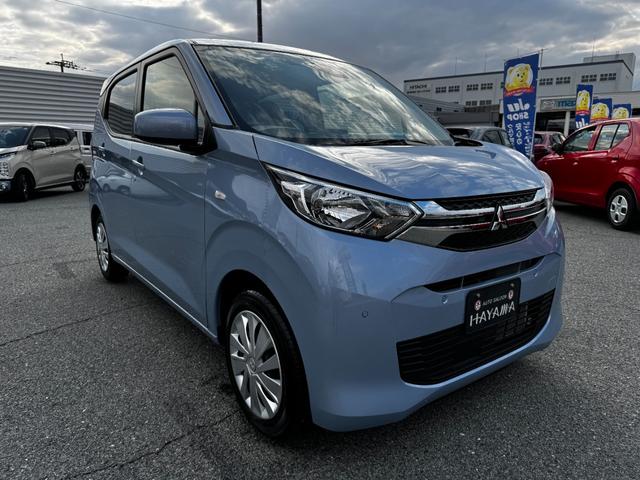 ｅＫワゴン Ｍ　オーディオ（ＣＤ・ＦＭ・ＡＭ・ＡＵＸ）ステアリングスイッチ／前席シートヒーター／オートライト／充電用ＵＳＢポート／キーレスエントリー／バックカメラ／アイドリングストップ／電格ミラー／ライトレベライザー（3枚目）