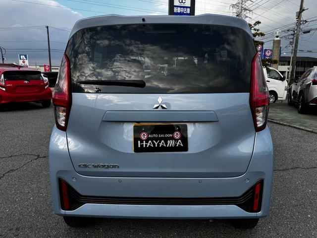 ｅＫワゴン Ｍ　オーディオ（ＣＤ・ＦＭ・ＡＭ・ＡＵＸ）ステアリングスイッチ／前席シートヒーター／オートライト／充電用ＵＳＢポート／キーレスエントリー／バックカメラ／アイドリングストップ／電格ミラー／ライトレベライザー（6枚目）