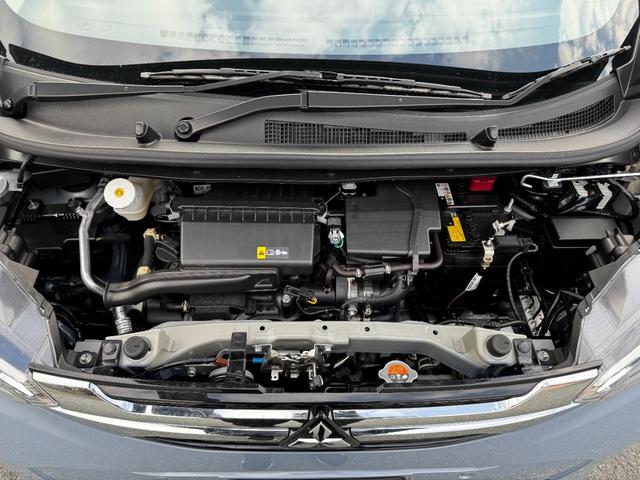 ｅＫワゴン Ｍ　オーディオ（ＣＤ・ＦＭ・ＡＭ・ＡＵＸ）ステアリングスイッチ／前席シートヒーター／オートライト／充電用ＵＳＢポート／キーレスエントリー／バックカメラ／アイドリングストップ／電格ミラー／ライトレベライザー（46枚目）