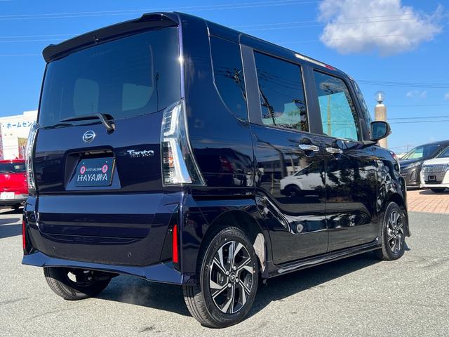 タント カスタムＸ　ＬＥＤヘッドライト／フォグランプ／スマートキー（２個）前席シートヒーター／電動パーキング／オートホールド／オートエアコン／ステアリングスイッチ／両側パワースライドドア／オート格納ドアミラー（5枚目）