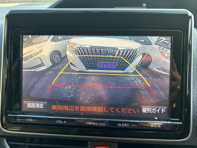 エスクァイア ハイブリッドGi エアロ/9型SDナビ/TV/Bカメラ/Bluetoothオーディオ/後席モニター/クルーズコントロール/革シートヒーター/7人乗/LEDライト/17AW/両側自動ドア/2年保証(11枚目)