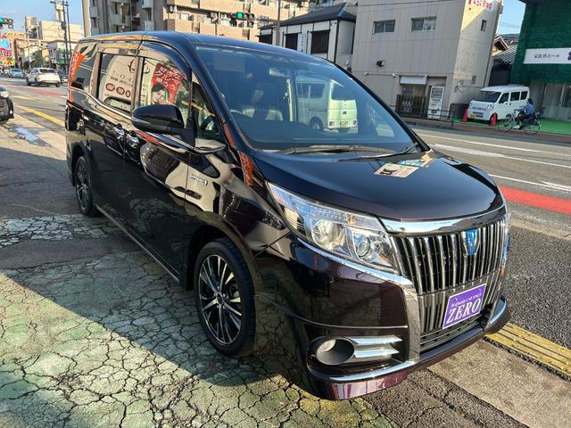 エスクァイア ハイブリッドGi エアロ/9型SDナビ/TV/Bカメラ/Bluetoothオーディオ/後席モニター/クルーズコントロール/革シートヒーター/7人乗/LEDライト/17AW/両側自動ドア/2年保証(22枚目)