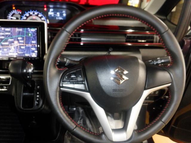 ワゴンＲスティングレー ハイブリッドＸ　ＨＹＢＲＩＤ　Ｘ　ナビ　デュアルセンサーブレーキサポート　Ｒ０６Ａ　ＤＯＨＣ　１２Ｖ　ＶＶＴ　＋　ＷＡ０５Ａ　インパネＣＶＴ　本革巻きステアリング　２ＷＤ　前輪駆動　メーカーオプションカラー　Ａライト（28枚目）