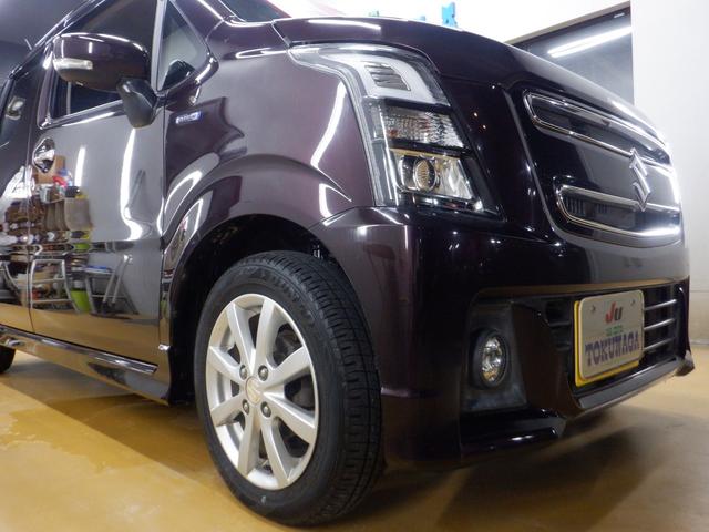 ワゴンＲスティングレー ハイブリッドＸ　ＨＹＢＲＩＤ　Ｘ　ナビ　デュアルセンサーブレーキサポート　Ｒ０６Ａ　ＤＯＨＣ　１２Ｖ　ＶＶＴ　＋　ＷＡ０５Ａ　インパネＣＶＴ　本革巻きステアリング　２ＷＤ　前輪駆動　メーカーオプションカラー　Ａライト（31枚目）