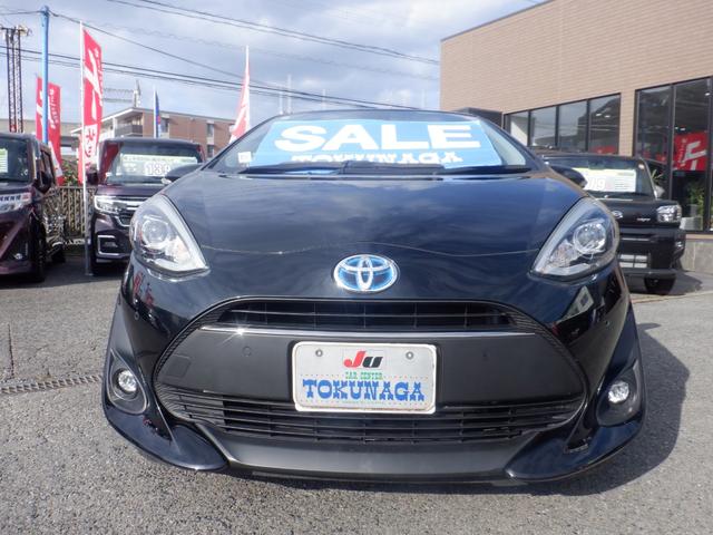 アクア Ｓスタイルブラック　ベースグレード「Ｓ」の特別仕様車「Ｓ　スタイル　ブラック」　Ｔｏｙｏｔａ　Ｓａｆｅｔｙｓｅｎｓｅ　プリクラッシュセーフティ　インテリジェントクリアランスソナー　直列４気筒＋モーター　プッシュスタート（6枚目）