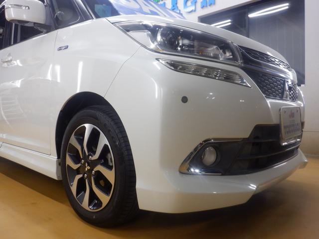 デリカＤ：２ カスタムハイブリッドＳＶ　ナビパッケージ　ナビ　フロント＆サイド＆バックカメラ　全方位モニター　両側パワースライドドア　クルーズコントロール　本革巻きステアリング　ＬＥＤライト　オートライト　ＡＳＣ　レーンアシスト　エアロ　アルミホイール（31枚目）