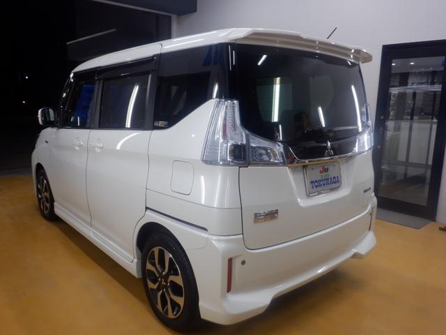 デリカＤ：２ カスタムハイブリッドＳＶ　ナビパッケージ　ナビ　フロント＆サイド＆バックカメラ　全方位モニター　両側パワースライドドア　クルーズコントロール　本革巻きステアリング　ＬＥＤライト　オートライト　ＡＳＣ　レーンアシスト　エアロ　アルミホイール（36枚目）