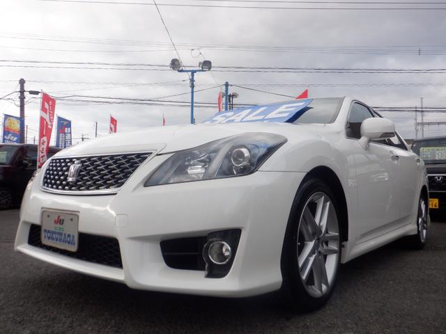 クラウン アスリート ナビ バックカメラ 本革巻きステアリング クルーズコントロール 運転席&助手席パワーシート VSC 電動格納ミラー オートリトラミラー オートライト」 ETC プッシュスタート スマートキー キセノン(30枚目)