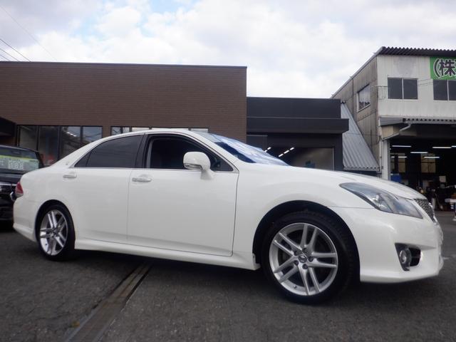 クラウン アスリート ナビ バックカメラ 本革巻きステアリング クルーズコントロール 運転席&助手席パワーシート VSC 電動格納ミラー オートリトラミラー オートライト」 ETC プッシュスタート スマートキー キセノン(32枚目)