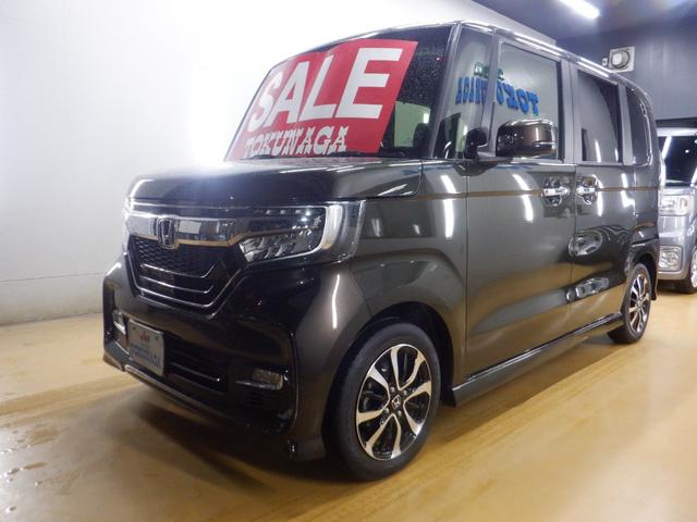 N-BOXカスタム G・Lホンダセンシング Custom G・L Honda SENSING ナビ装着用スペシャルパッケージ+ETC車載器 リア左側パワースライドドア ブラック塗装+切削 14インチアルミホイール メーカーオプションカラー(33枚目)