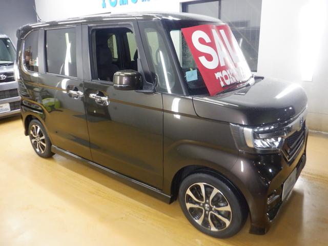 N-BOXカスタム G・Lホンダセンシング Custom G・L Honda SENSING ナビ装着用スペシャルパッケージ+ETC車載器 リア左側パワースライドドア ブラック塗装+切削 14インチアルミホイール メーカーオプションカラー(35枚目)