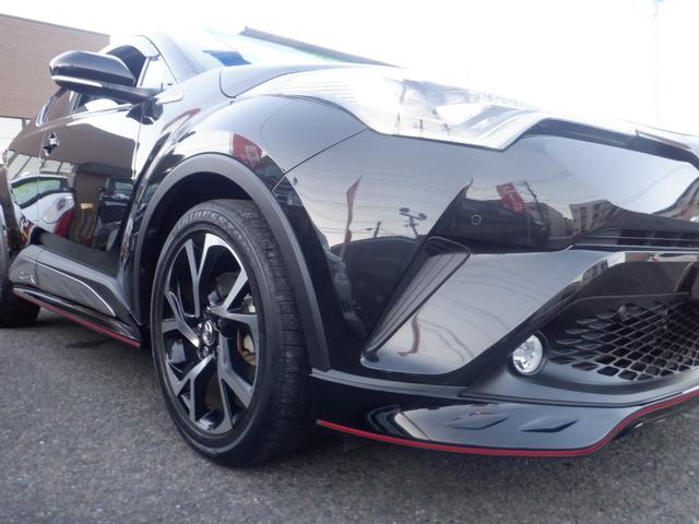 C-HR G ナビ バックカメラ クルーズコントロール 本革巻ステアリング オートライト オートリトラミラー 電動格納ミラー 運転席助手席シートヒーター プッシュスタート スマートキー 直列4気筒DOHC+モーター(31枚目)