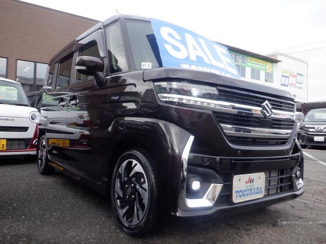 スペーシアカスタム ハイブリッドＸＳ　ＨＹＢＲＩＤ　ＸＳ　デュアルセンサーブレーキサポートＩＩ　Ｒ０６Ｄ　ＤＯＨＣ　１２Ｖ　ＶＶＴ　＋　ＷＡ０４Ｃエンジン＋モーター　インパネＣＶＴ　運転席・助手席・サイド・カーテン　２ＷＤ　前輪駆動（3枚目）