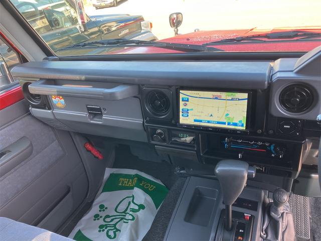 ランドクルーザー７０ ＬＸ　４ＷＤ・社外キーレス・ルーフラック・リアラダー・社外メモリーナビ／フルセグ・バックカメラ・サンルーフ・ＥＴＣ・ドラレコ（38枚目）