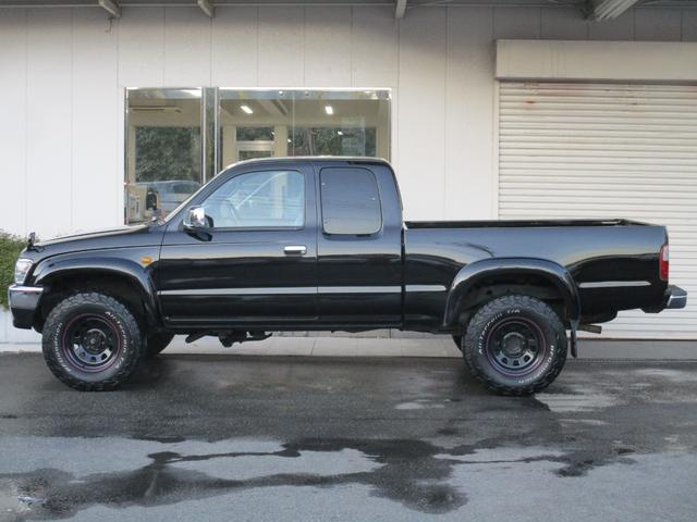 ハイラックススポーツピック エクストラキャブ　ワイド　デイーゼルターボ４ＷＤ　走行７６６００Ｋｍ　ブラックオールペイント　ナビＴＶバックカメラＥＴＣ　デイトナホイル　ＢＦグットリッチＡＴ　ＵＳリアバンパー（5枚目）