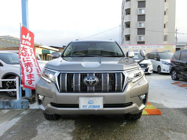 ランドクルーザープラド ＴＸ　ディーゼルターボ　４ＷＤ　ナビＴＶ　ＲＡＹＳ１７ＡＷ　アルパイ９インチナビフルセグＴＶ付　カラードバックモニター付　ＲＡＹＳ１７インチアルミホイール　ドライブレコーダー　ＥＴＣ　４ＷＤ　ディーゼルターボ車　ワンオーナー車　ユーザー買取車　スマートキー付（2枚目）