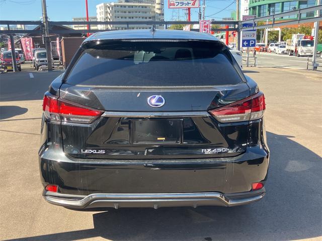 ＲＸ ＲＸ４５０ｈ　Ｆスポーツ　赤革シート・パノラミックビューモニター・４ＷＤ・レーダー・ＥＴＣ２．０・ドライブレコーダー・クリアランスソナー・オートクルーズコントロール・パワーシート・エアロ・ナビ・ＴＶ・オートライト（16枚目）