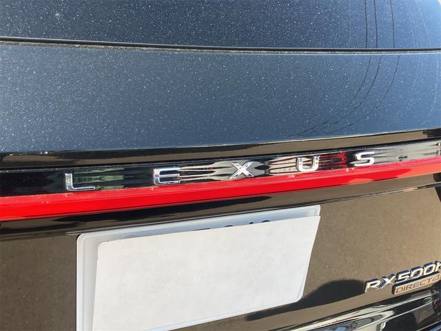 RX RX500h Fスポーツパフォーマンス 本革エアシート・パノラミックビューモニター・前後ドラレコ・パノラマルーフ・4WD・ワンオーナー・ETC・クリアランスソナー・オートクルーズコントロール・パワーシート・衝突被害軽減システム・ナビ・TV(24枚目)