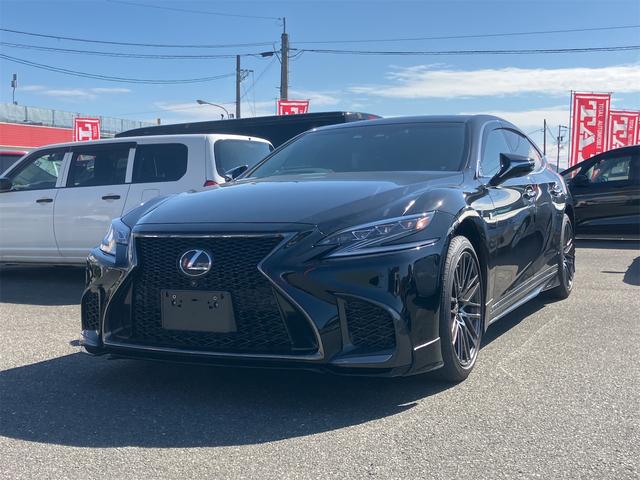 LS LS500 Fスポーツ フルエアロ・TRDホイール・黒革シート・パノラミックビューモニター・サンルーフ・ドラレコ・クリアランスソナー・オートクルーズコントロール・衝突被害軽減システム・ナビ・TV・LEDヘッドランプ(12枚目)