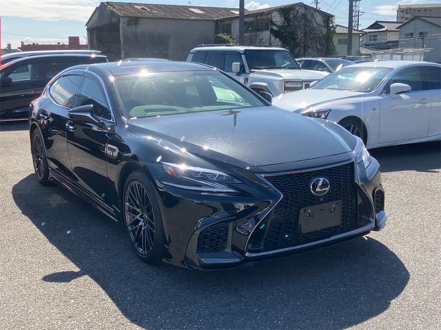 LS LS500 Fスポーツ フルエアロ・TRDホイール・黒革シート・パノラミックビューモニター・サンルーフ・ドラレコ・クリアランスソナー・オートクルーズコントロール・衝突被害軽減システム・ナビ・TV・LEDヘッドランプ(14枚目)