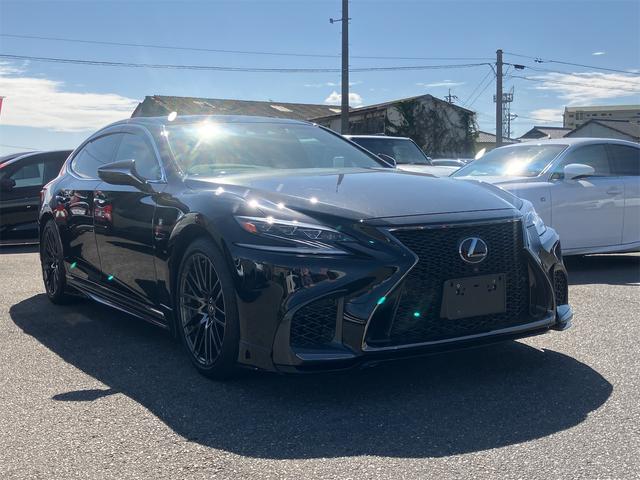 LS LS500 Fスポーツ フルエアロ・TRDホイール・黒革シート・パノラミックビューモニター・サンルーフ・ドラレコ・クリアランスソナー・オートクルーズコントロール・衝突被害軽減システム・ナビ・TV・LEDヘッドランプ(21枚目)