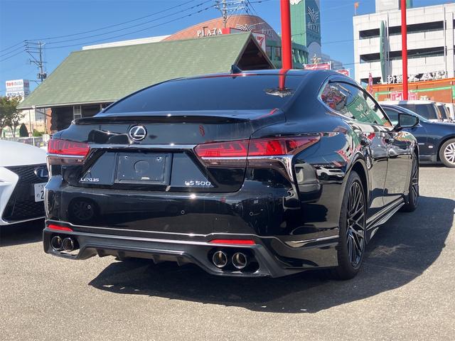 LS LS500 Fスポーツ フルエアロ・TRDホイール・黒革シート・パノラミックビューモニター・サンルーフ・ドラレコ・クリアランスソナー・オートクルーズコントロール・衝突被害軽減システム・ナビ・TV・LEDヘッドランプ(22枚目)