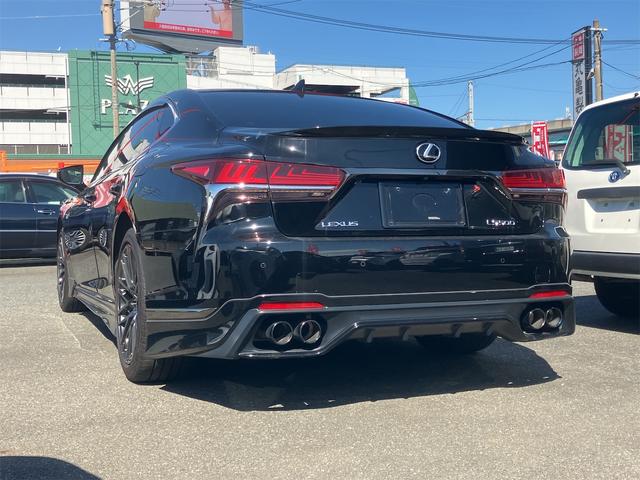 LS LS500 Fスポーツ フルエアロ・TRDホイール・黒革シート・パノラミックビューモニター・サンルーフ・ドラレコ・クリアランスソナー・オートクルーズコントロール・衝突被害軽減システム・ナビ・TV・LEDヘッドランプ(23枚目)