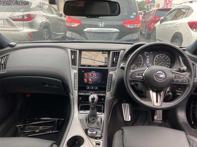 スカイライン 400R 黒革シート・ドラレコ・サンルーフ・シートメモリー・BOSEスピーカー・レッドキャリパー・フロントエアロ・クリアランスソナー・全周囲カメラ・ナビ・TV・オートライト・LEDヘッドランプ・シートヒーター(2枚目)