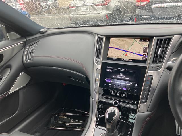 スカイライン 400R 黒革シート・ドラレコ・サンルーフ・シートメモリー・BOSEスピーカー・レッドキャリパー・フロントエアロ・クリアランスソナー・全周囲カメラ・ナビ・TV・オートライト・LEDヘッドランプ・シートヒーター(35枚目)