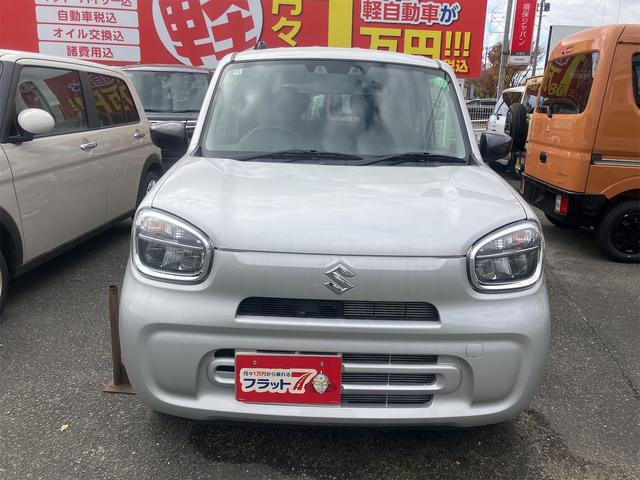 アルト Ｌ　ワンオーナー・７インチナビ・フルセグテレビ・クリアランスソナー・アイドリングストップ・衝突被害軽減システム・オートマチックハイビーム・シートヒーター・頸部衝撃緩和ヘッドレスト・キーレスエントリー（3枚目）